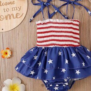 Toddler Baby Girl 4th of July Dresses